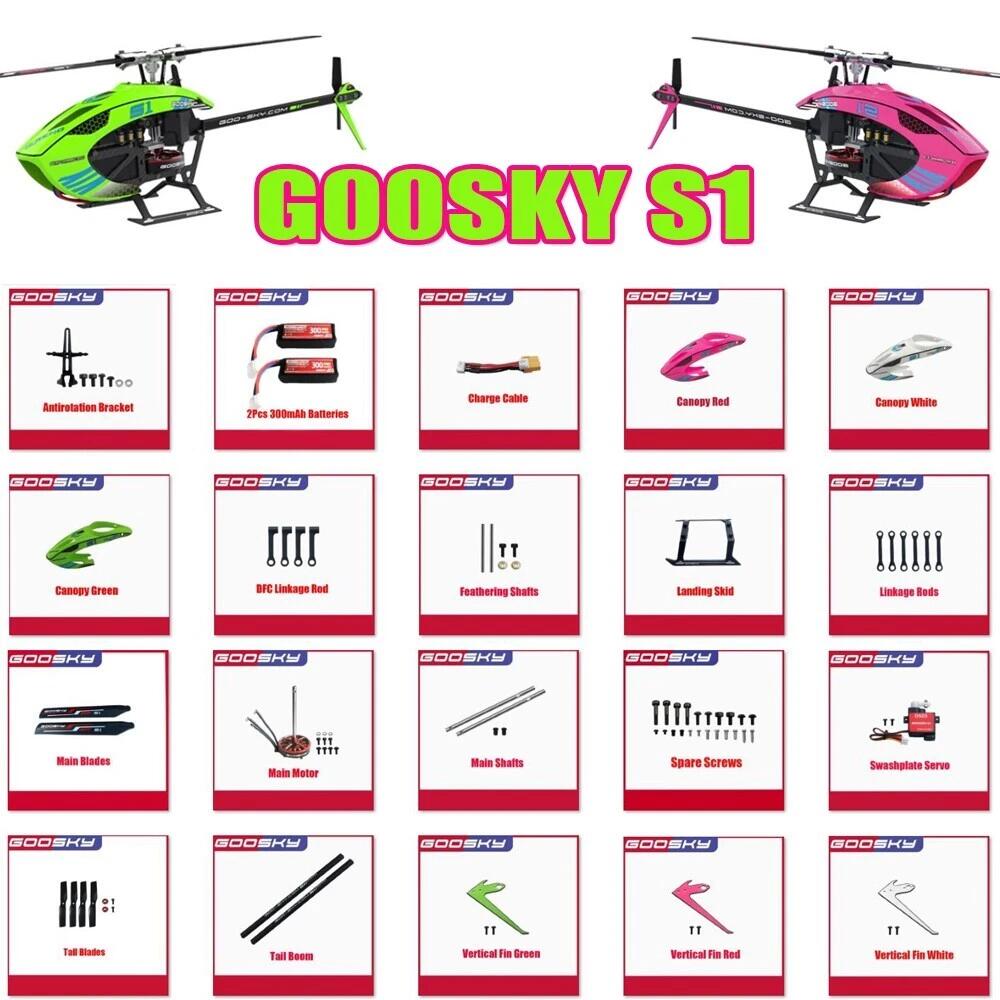 Rc Helicopter Bag - Goosky S1 헬리콥터 RC 전기 교체