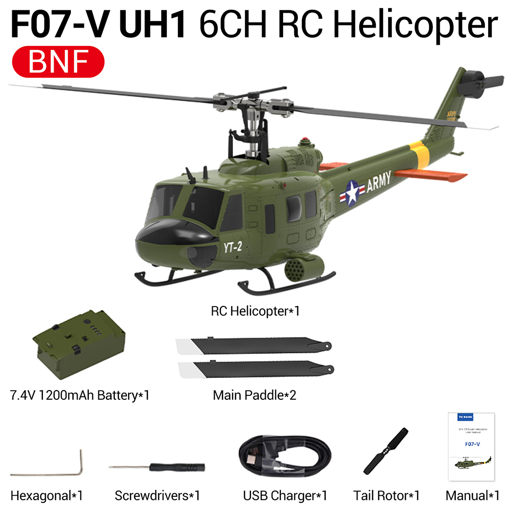 뉴 유샹 RC 헬리콥터 F07-V UH-1 6축 자이로 - Rc Helicopter Gyro 리뷰 및 가격